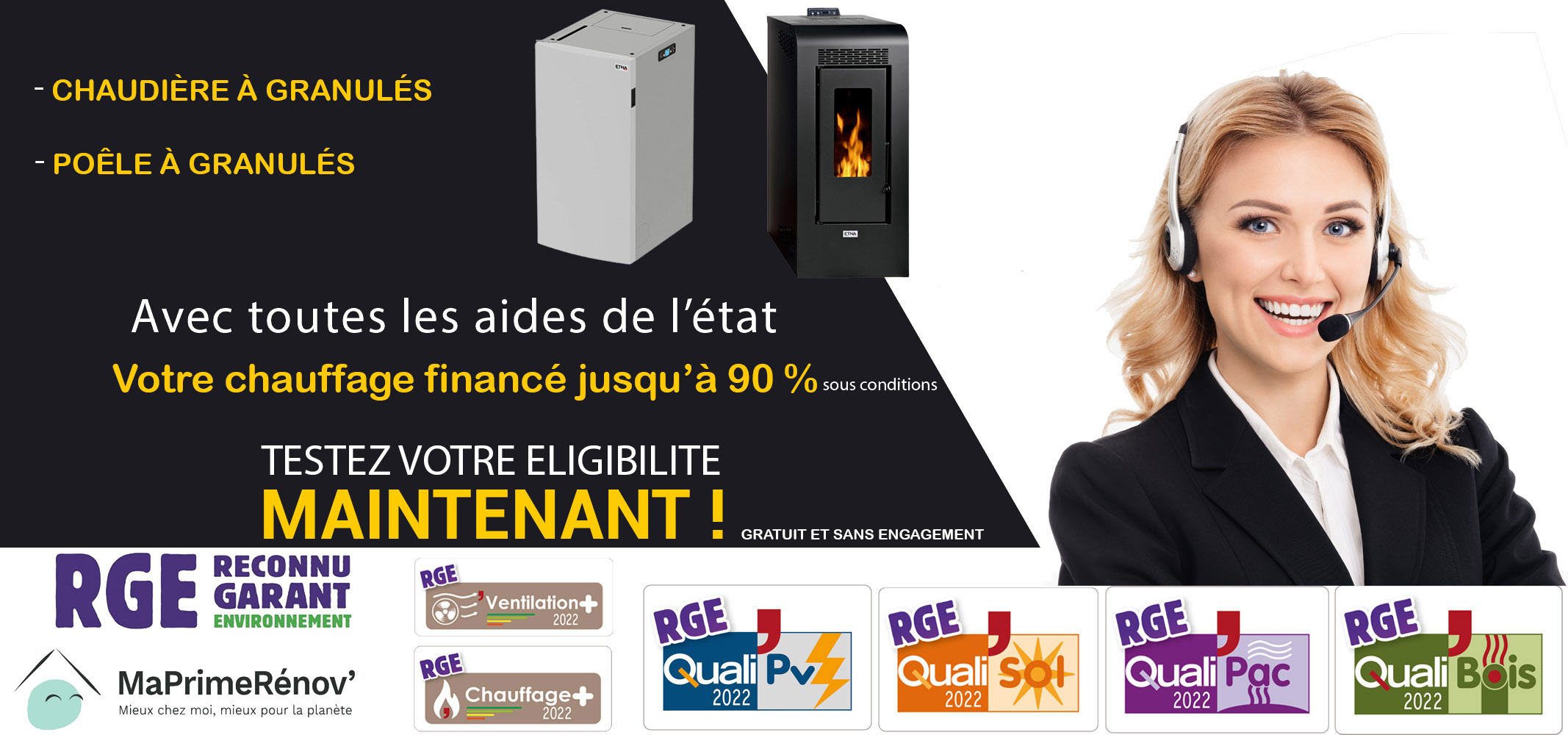 Poêle à Granulés 1 euro Chambly